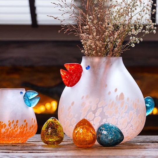 Borowski Chicka Vase red
