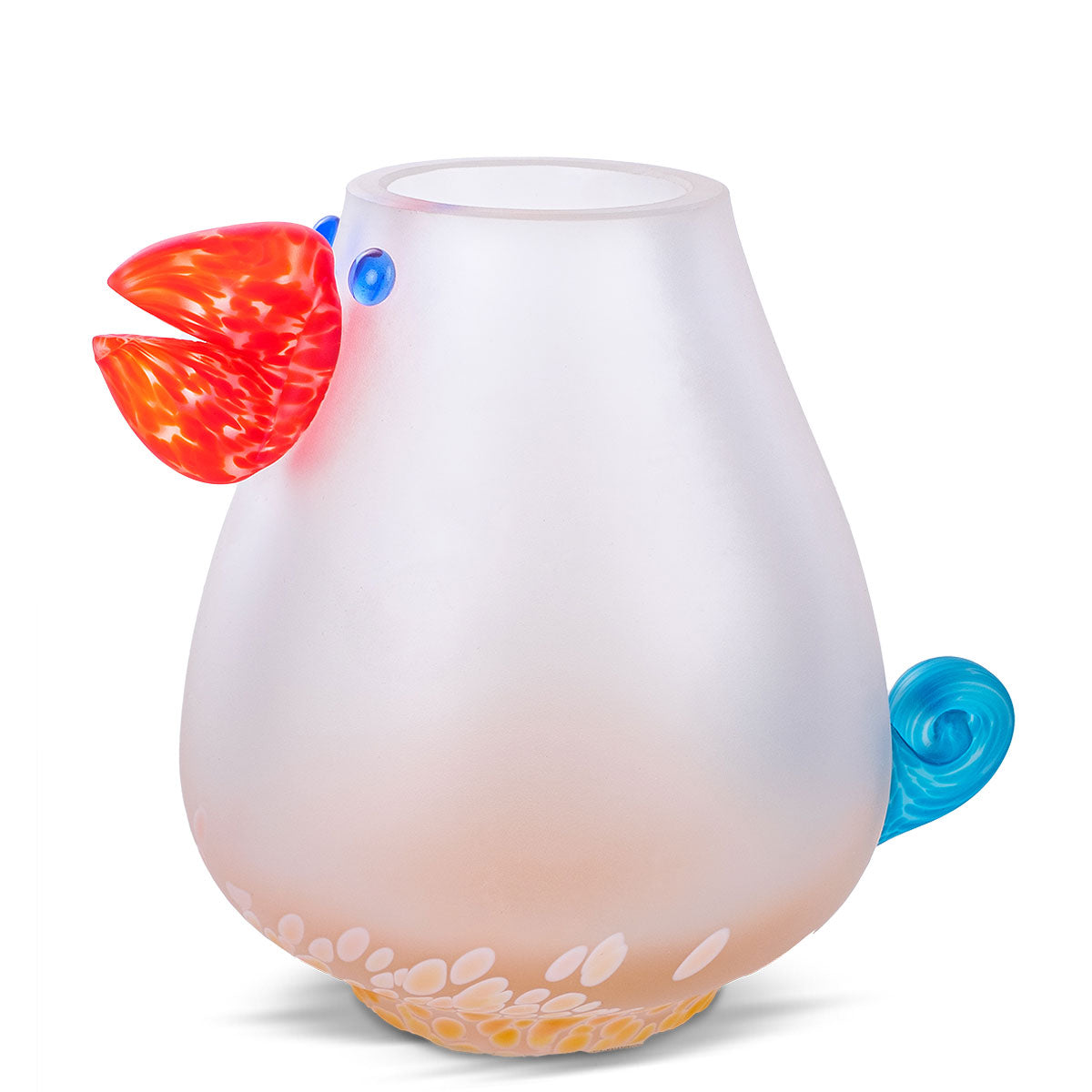 Chicko red glass vase