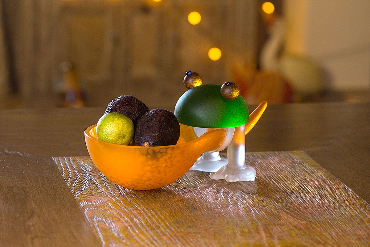 Frog bowl orange