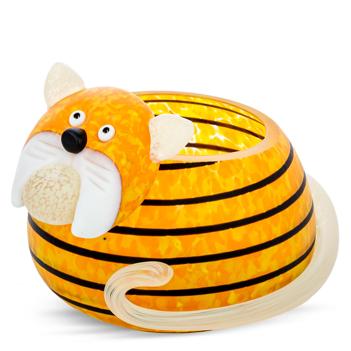 Borowski Gizmo glass bowl orange