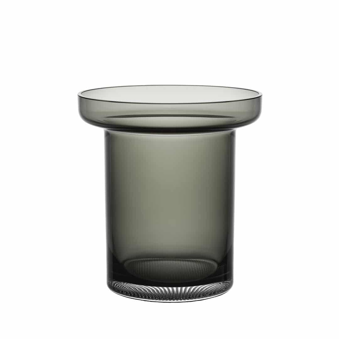 Limelight vase grey by Kosta Boda