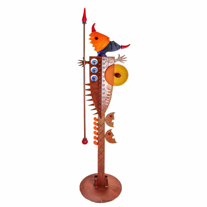 Borowski Massai man outdoor sculpture