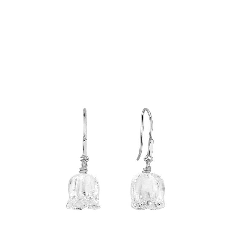 Lalique Muguet earrings based on Lily of the valley flower,