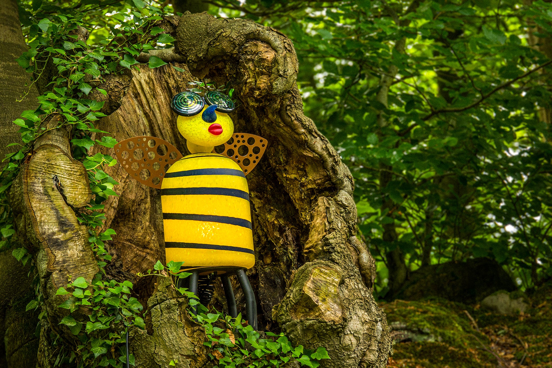 Borowski Glass Suzy Bee Yellow - Lamp