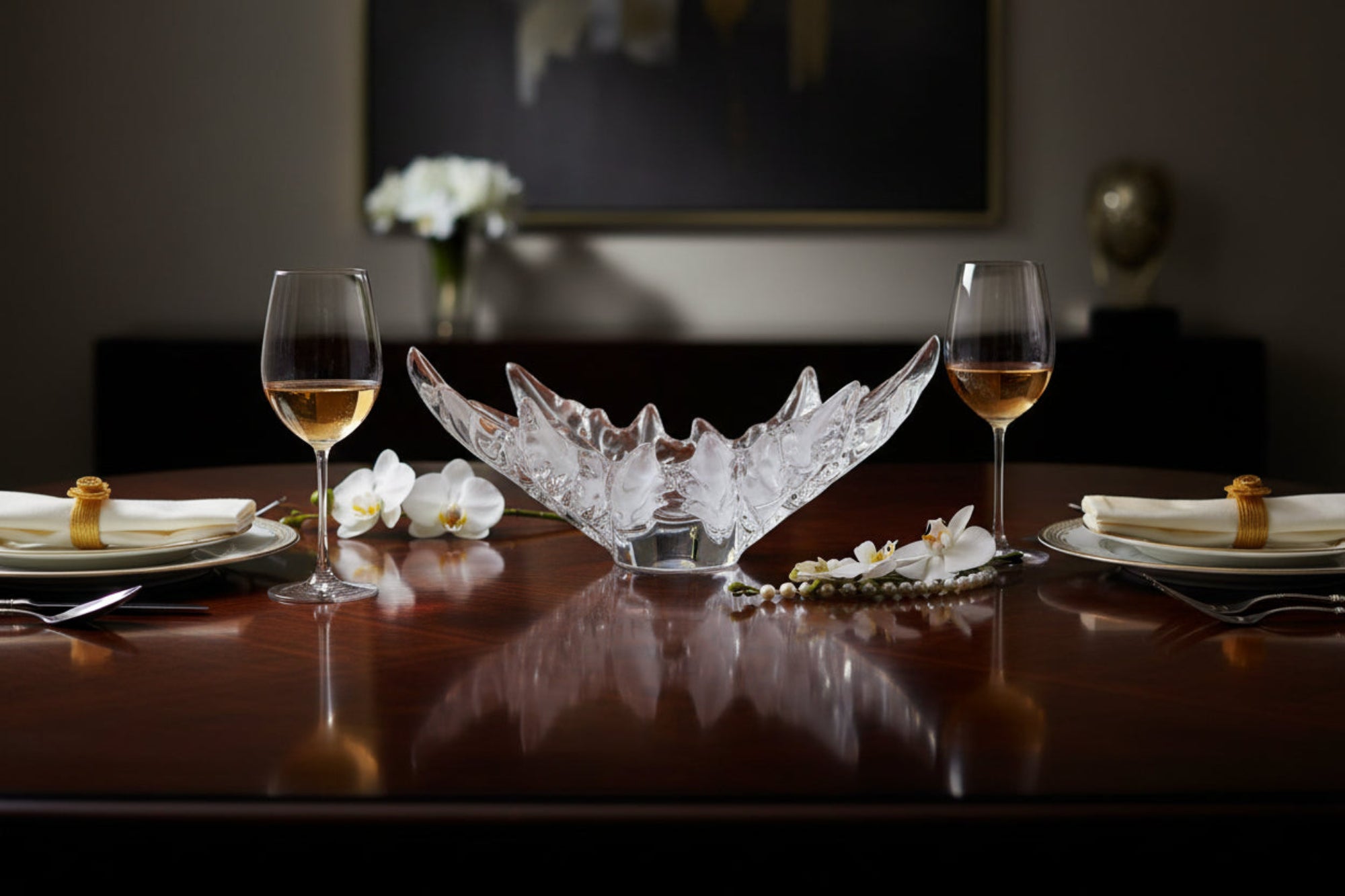 Lalique Champs-Élysées Bowl clear crystal large