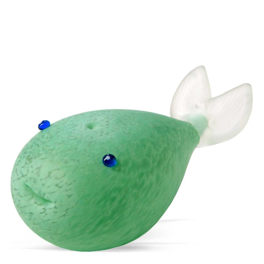 Simon paperweight mint green