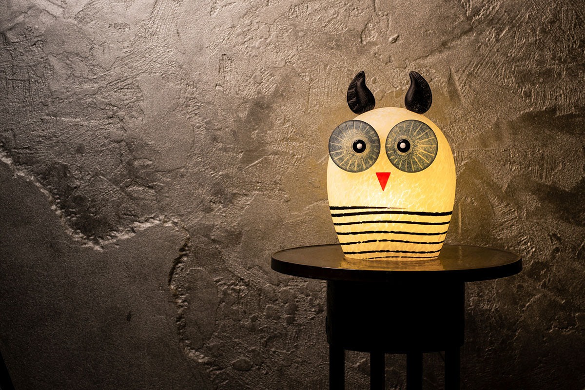 Tawny Owl amber - TABLE LAMP
