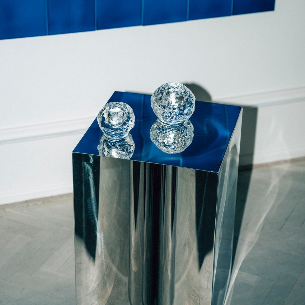 Kosta Boda Snowball Tea Light (Lg)