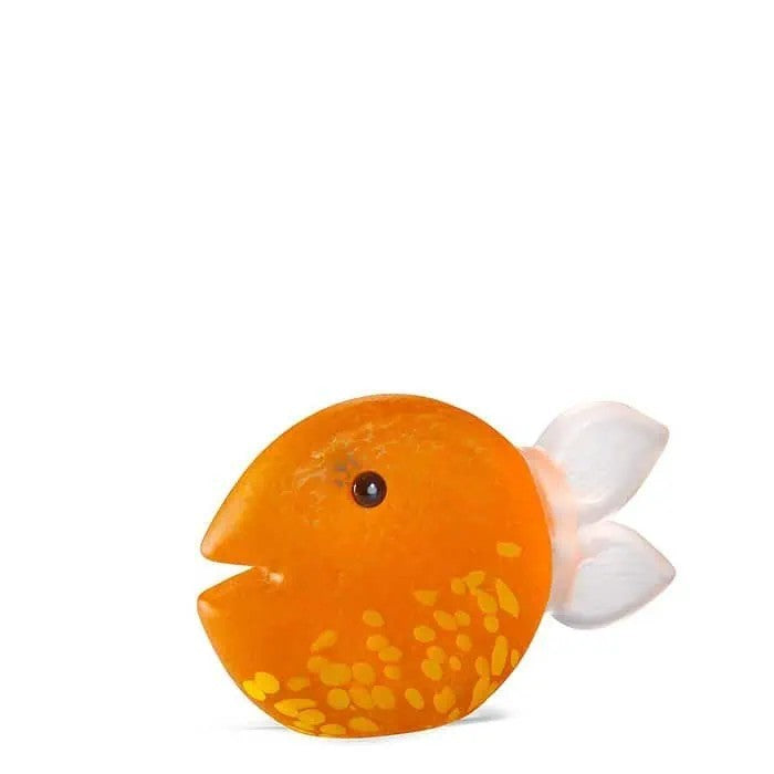 Borowski glass Sparks orange small fish object