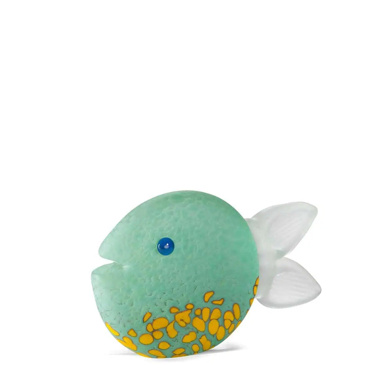 Borowski glass fish - Sparks small in mint green
