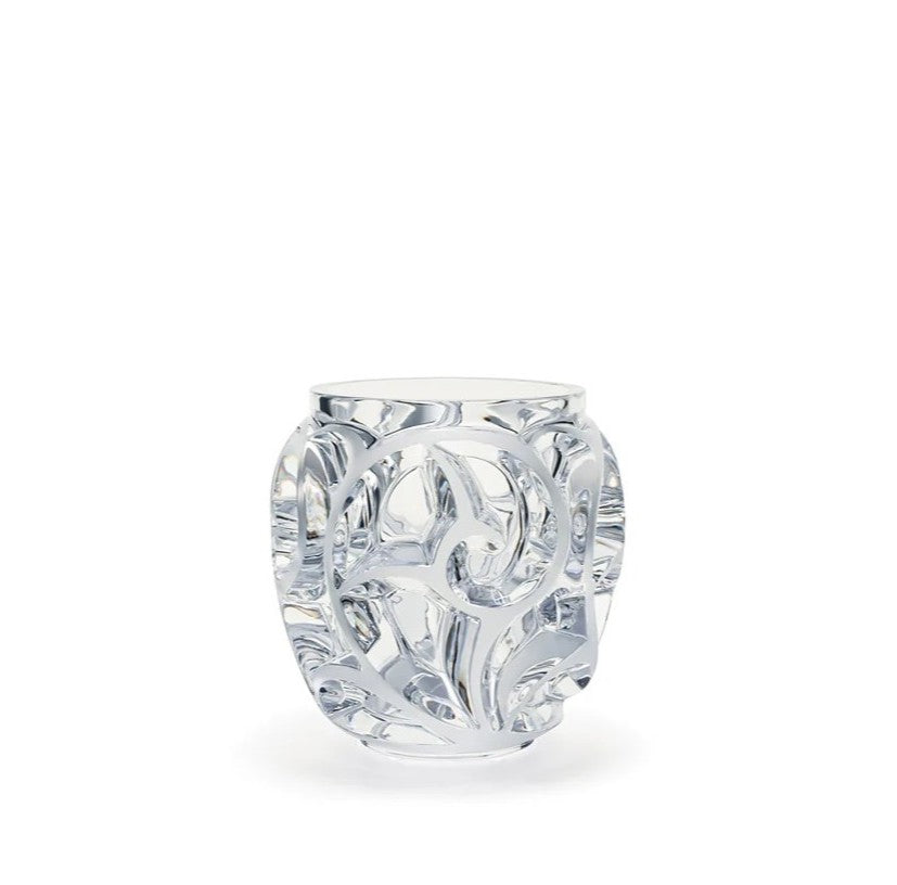 Lalique tourbillons-vase small clear crystal