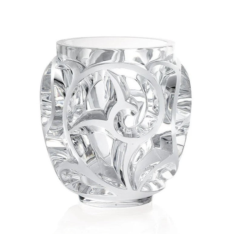 Lalique tourbillons-vase clear crystal