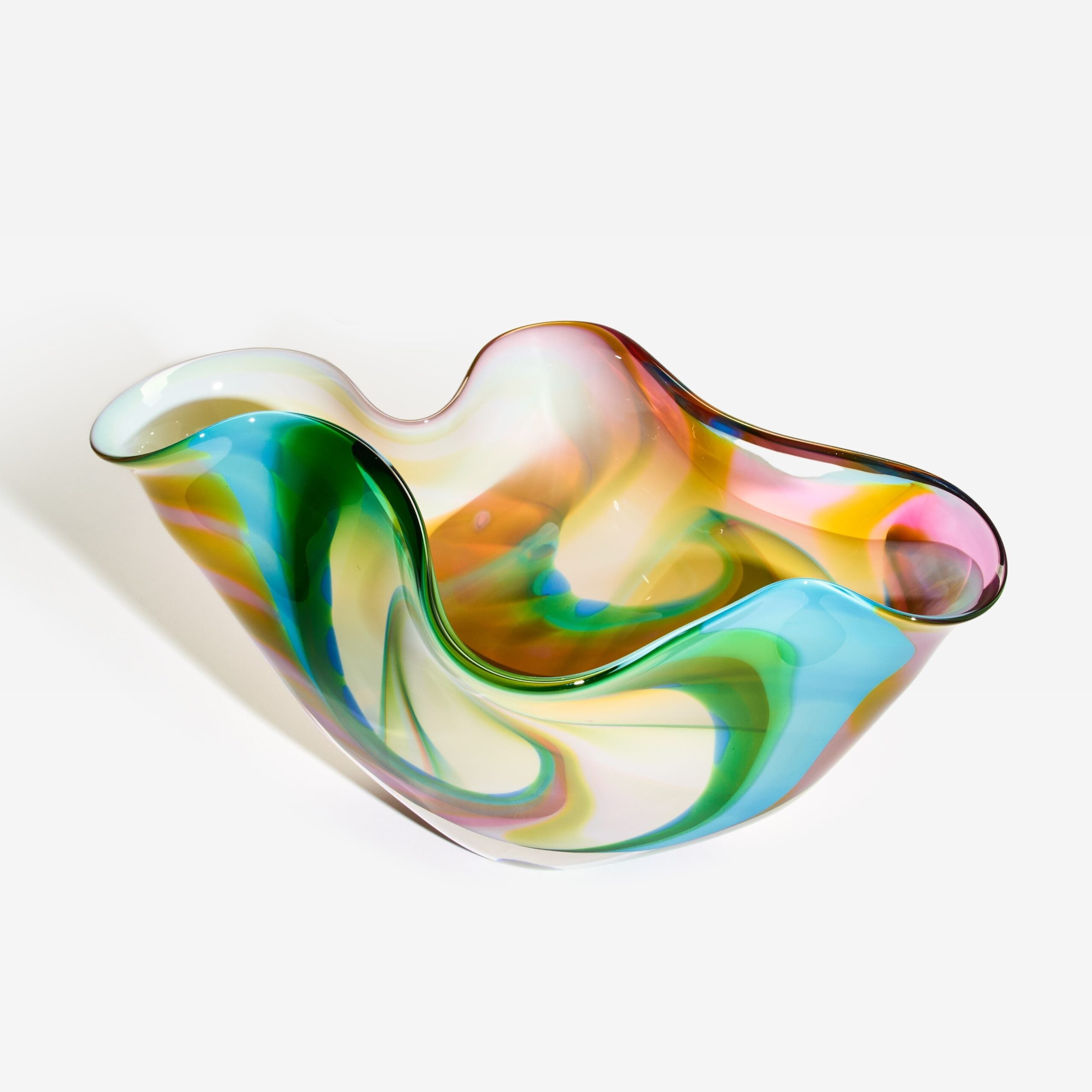 Rainbow Spirale Flared Vase - XL